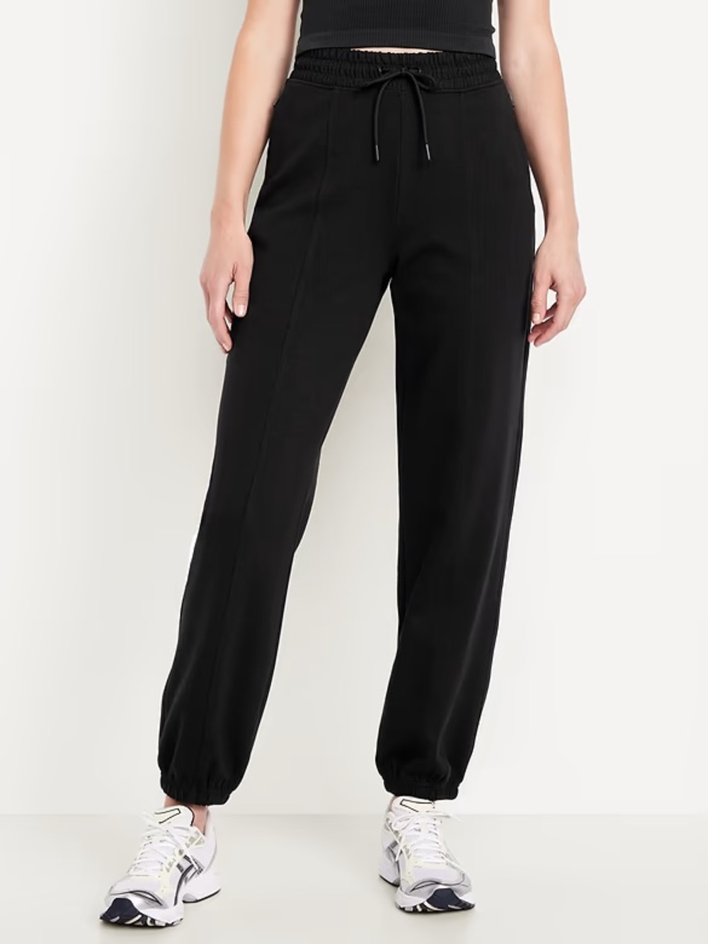 Old Navy High-Waisted Dynamic Fleece Sweatpants Black